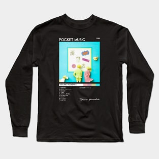 Pocket Music Album Cover - Tatsuro Yamashita | City Pop | 70s 80s 90s | Track List | Long Sleeve T-Shirt